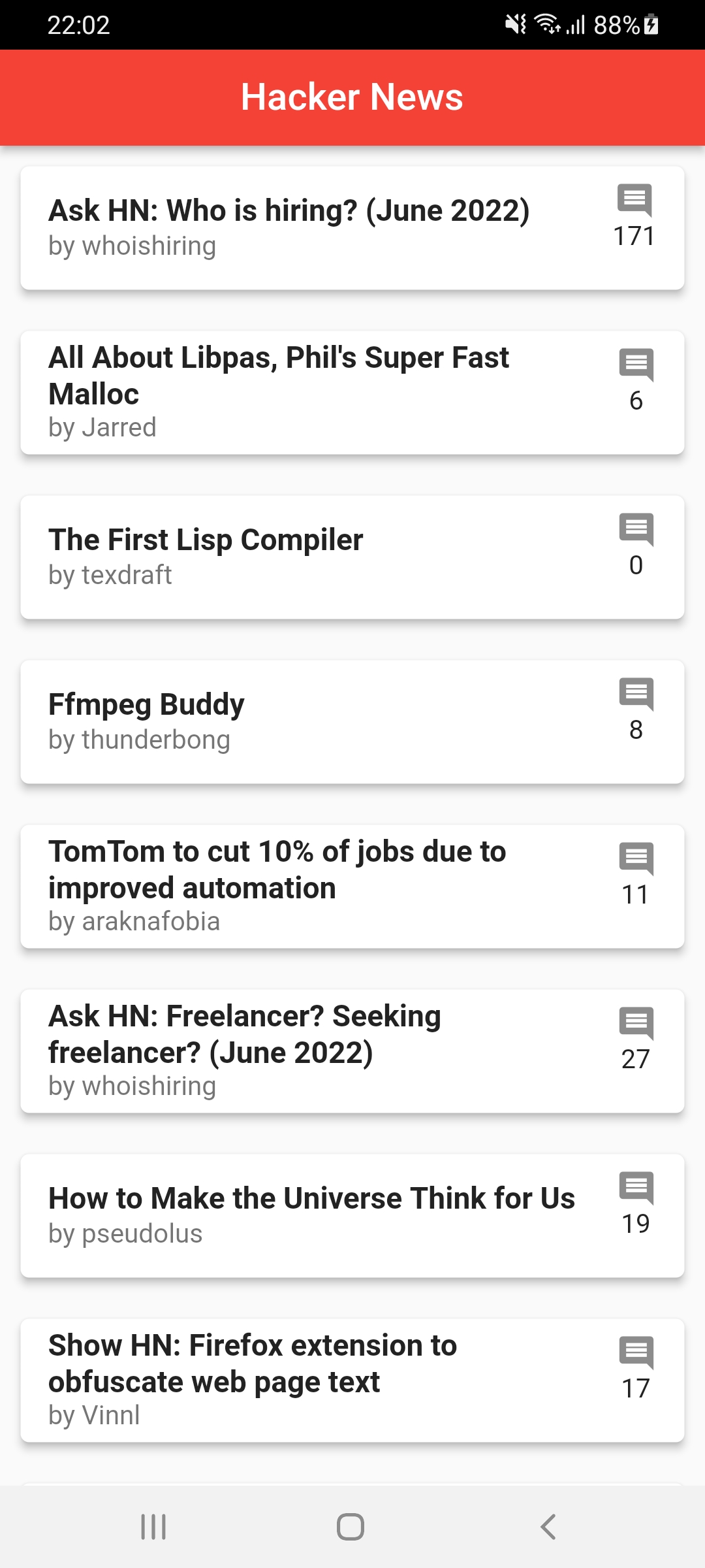 GitHub - anishghale007/Hacker-News: A news app using the Hacker News API