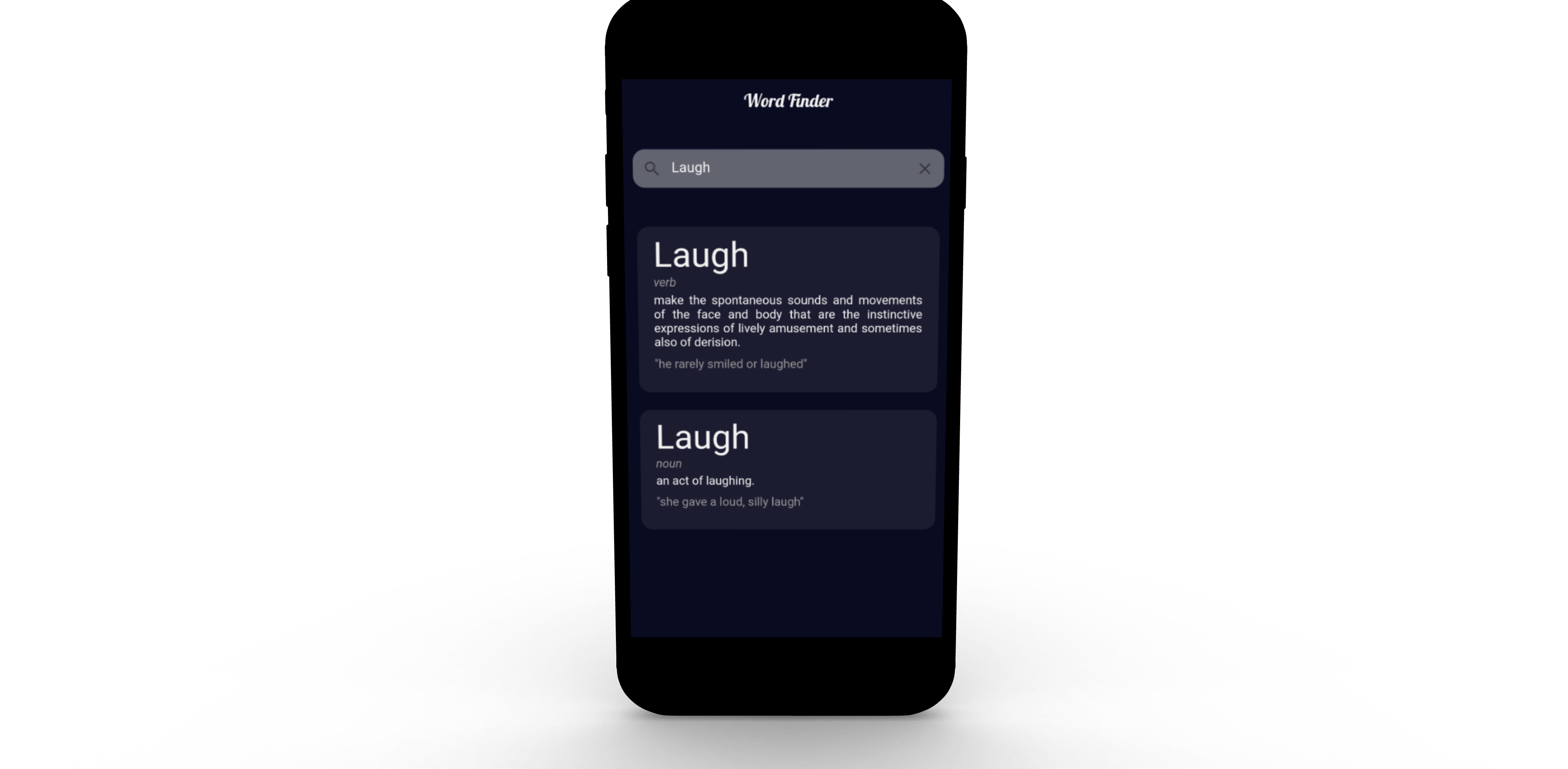 GitHub - anishghale007/WordFinder: A dictionary flutter app using the ...