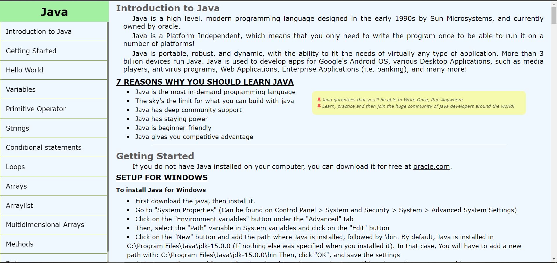 GitHub - void-zenith/Java-Documentation: This website is a collection ...
