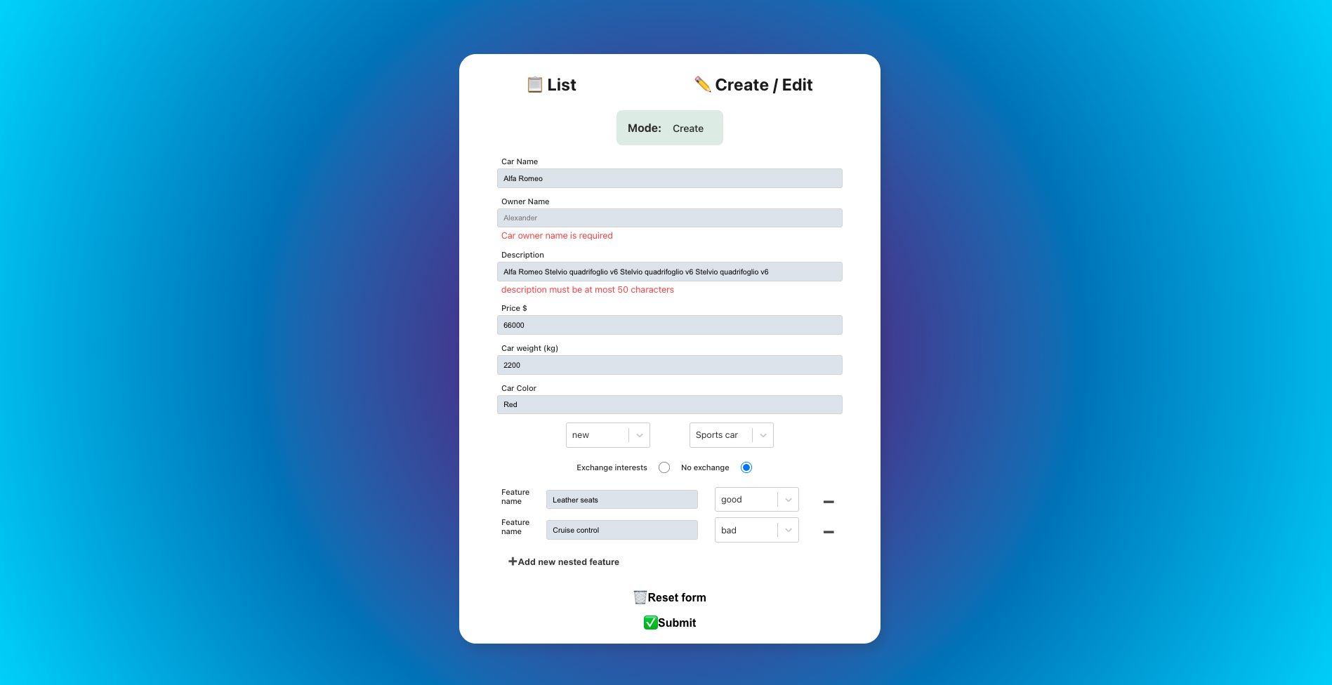 GitHub - antonfilka/dynamic-form-manager: FullStack JS dynamic form ...