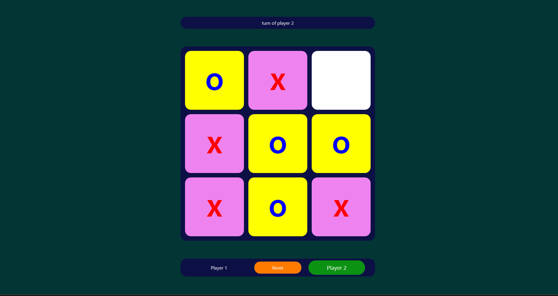 GitHub - SreejithKSGupta/xox-game
