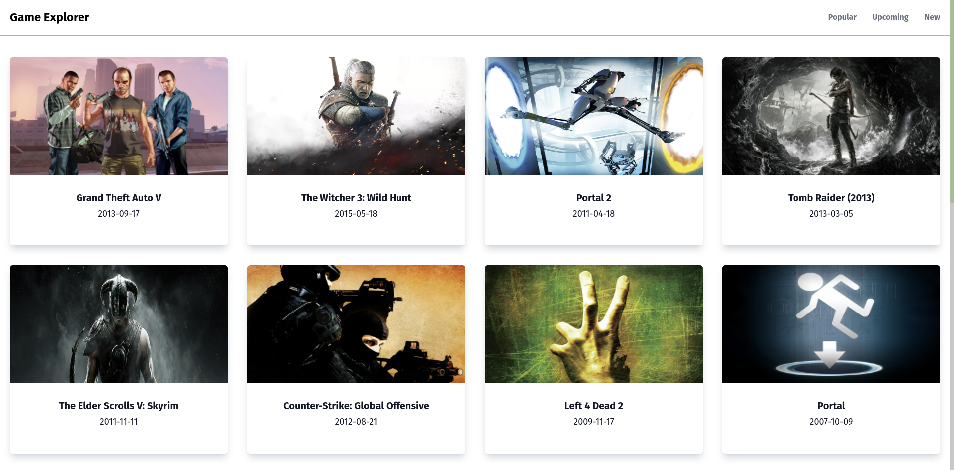 GitHub - jinxer16/games-explorer: Games Explorer made with React ...