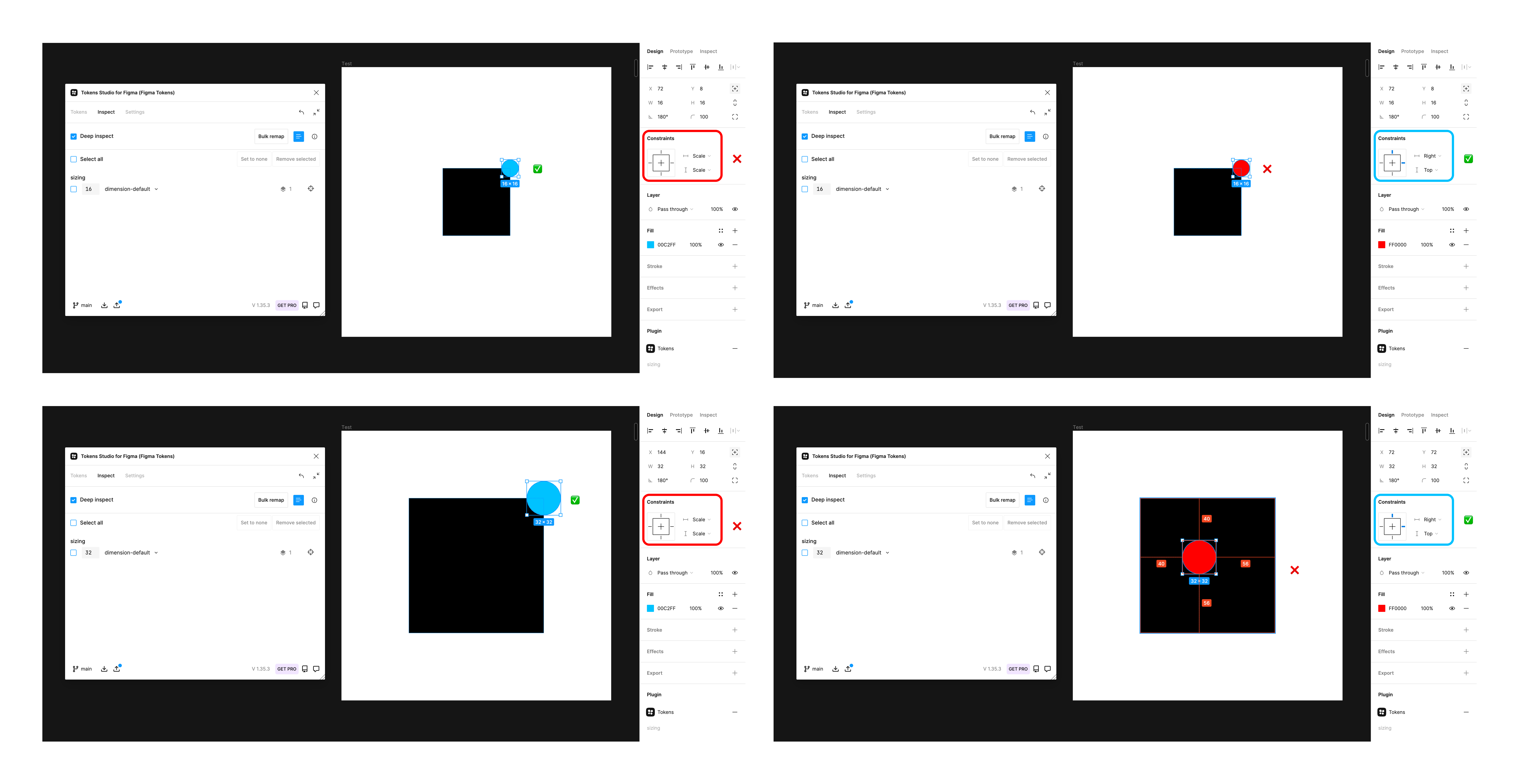 Constraints are not respected when resizing scaling issue 1834