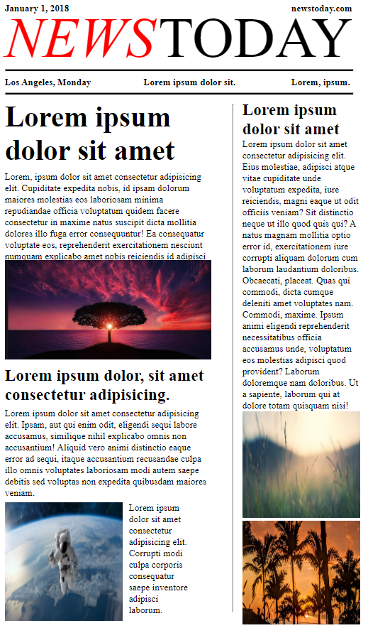 GitHub - TirthNandha/Newspaper-Template