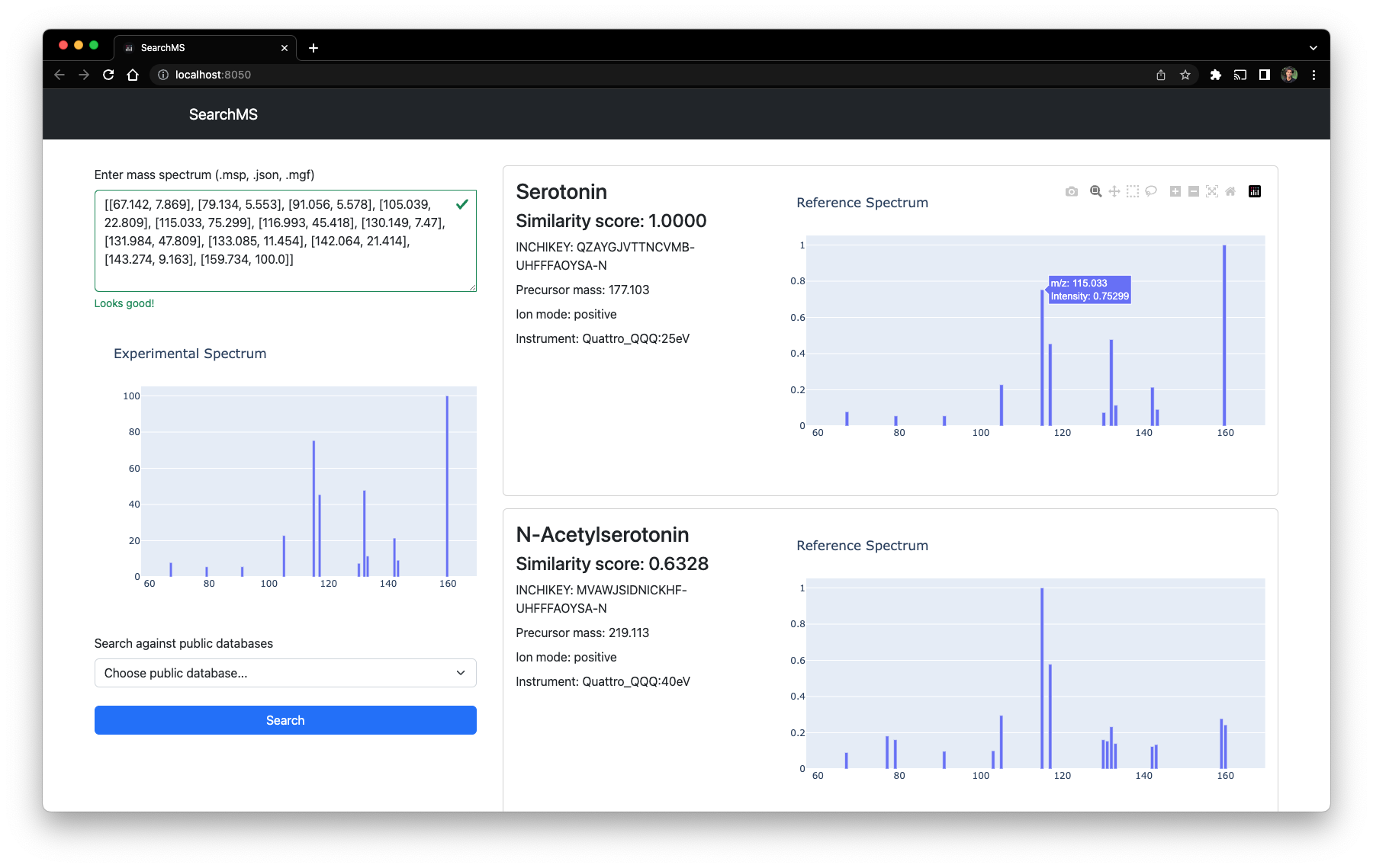 GitHub wasimsandhu/SearchMS Search engine for mass spectrometry