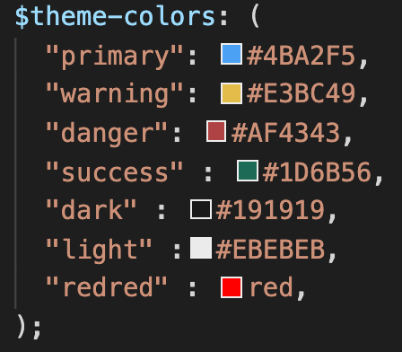 Custom SASS $theme-colors in Bootstrap 5.0 · twbs · Discussion #33025 ...