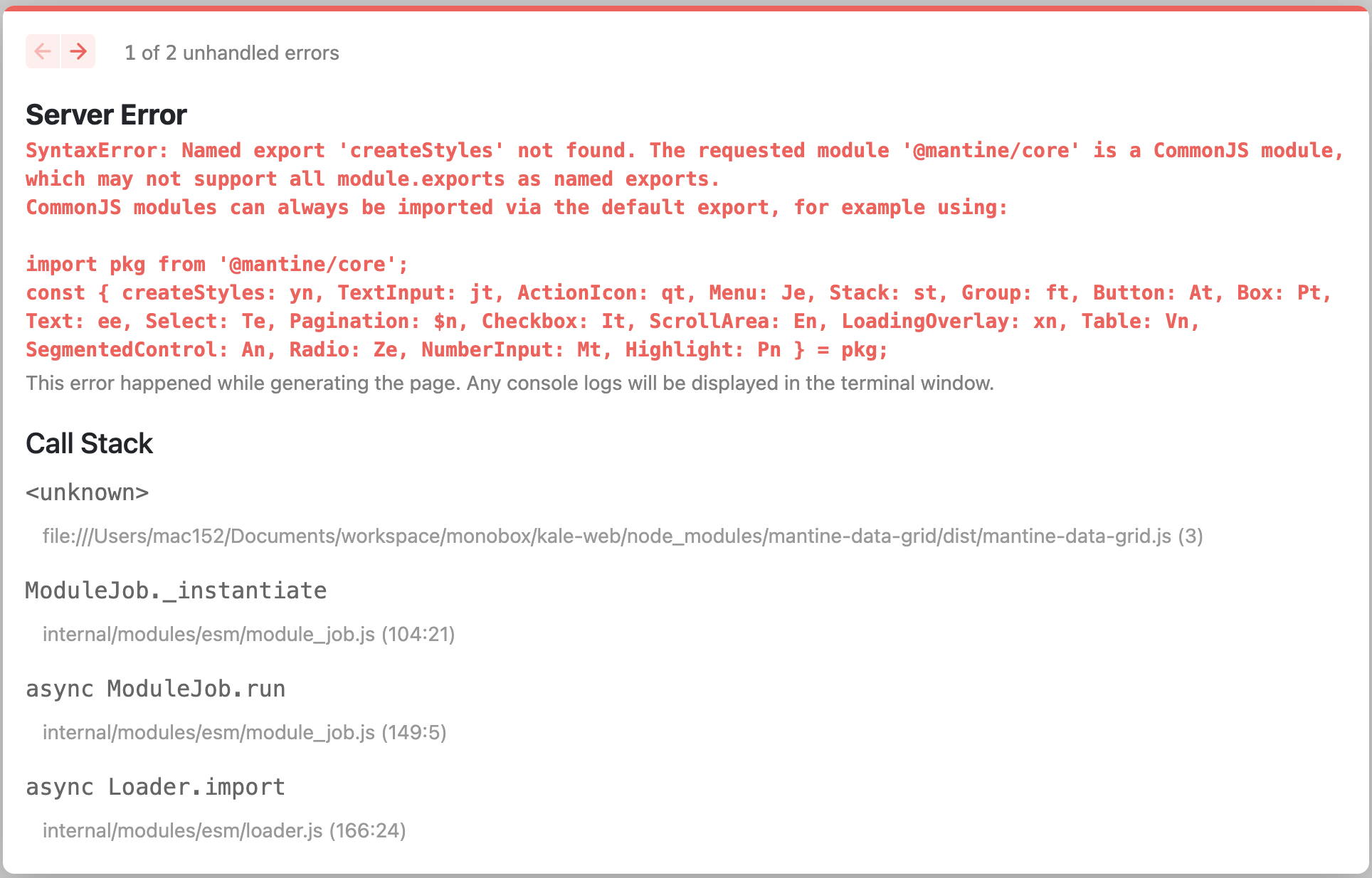 Can not use createStyles on Next.js project · mantinedev · Discussion ...