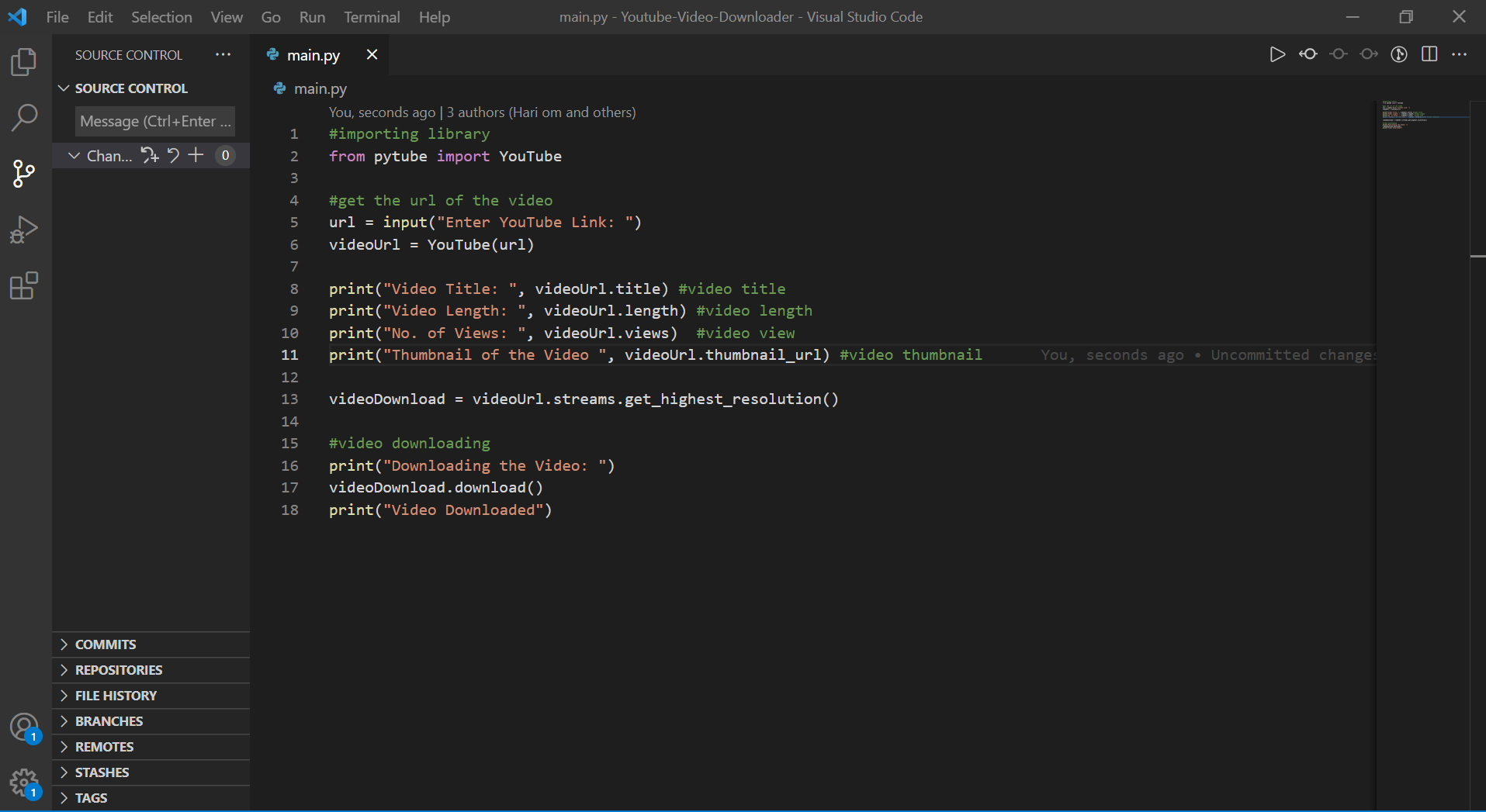 GitHub - sanskriti2023/Youtube-Video-Downloader