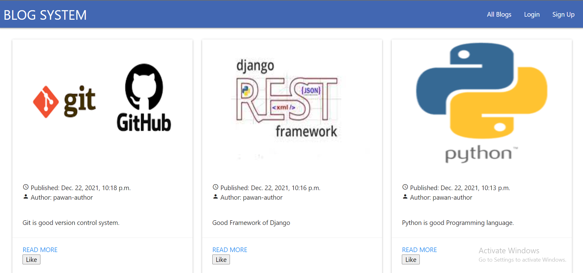 GitHub - pawankumar1310/Blog-System: Blog System using Django