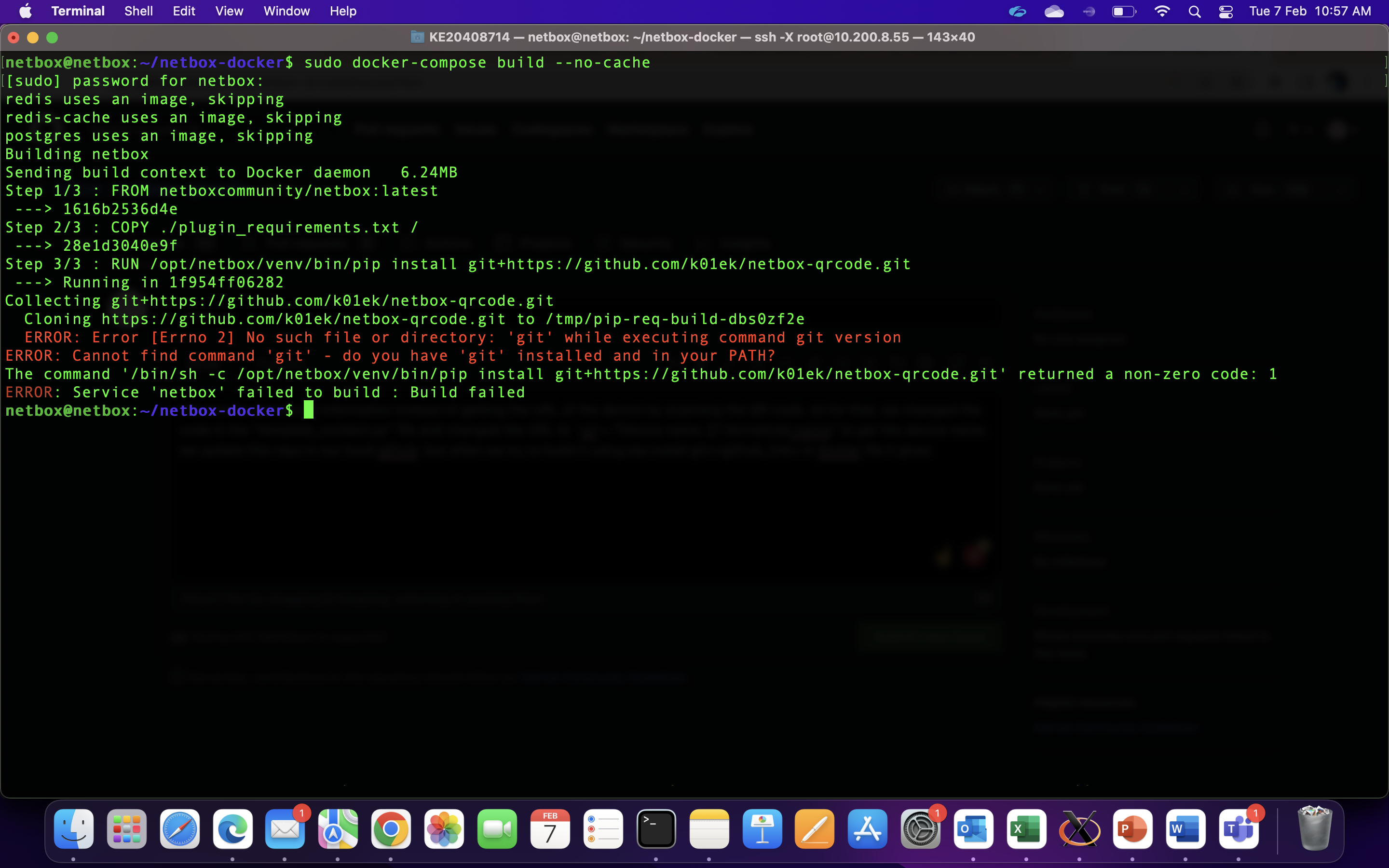 Want to customize the code, but not sure how to do it in netbox-docker ...
