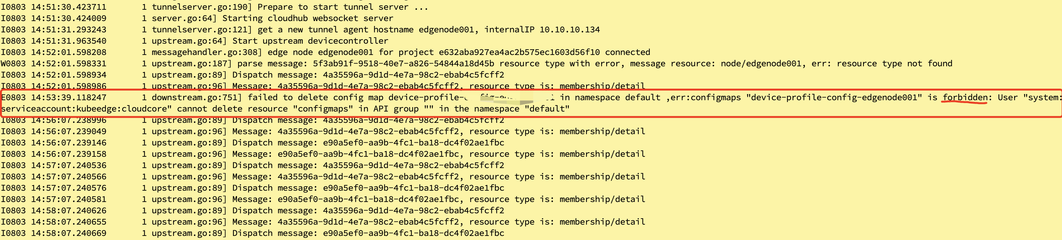 Failed to delete deviceprofile config map issue 4088 kubeedge