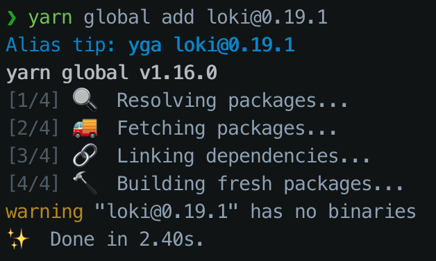 Loki binary not being registered · Issue #221 · oblador/loki · GitHub
