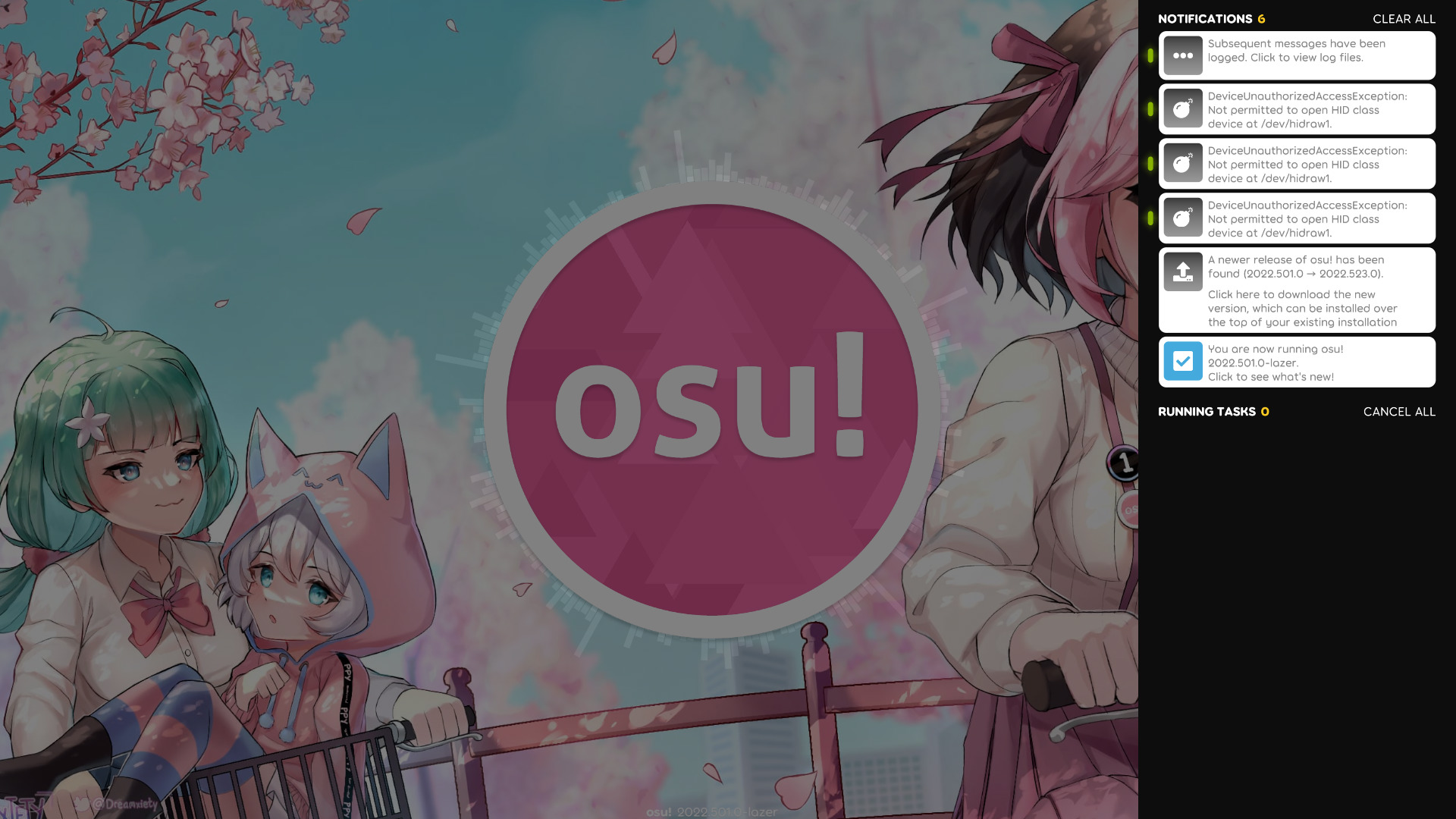 tablet not working · Issue 18463 · ppy/osu · GitHub