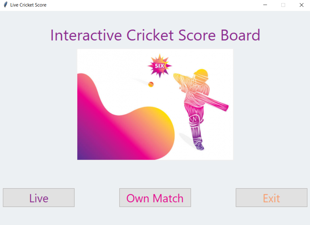 GitHub - deveshp007/Interactive-cricket-Score-Board: Interactive ...