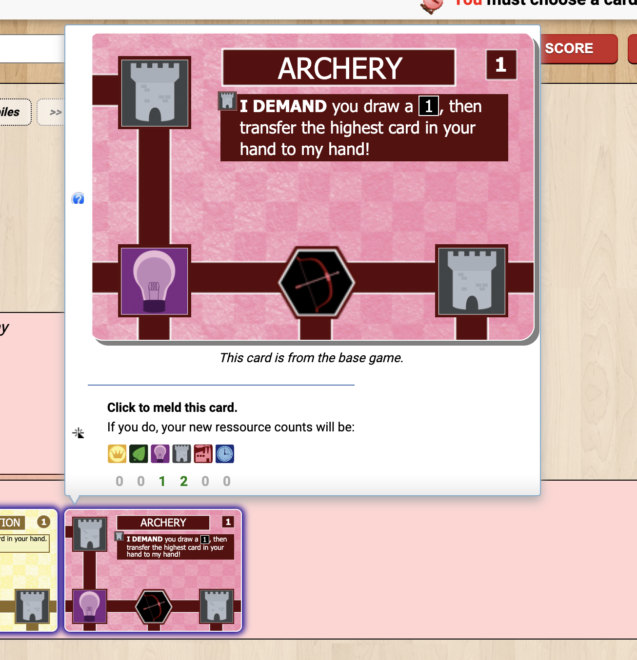 Make it possible for players to tell which type each card is by