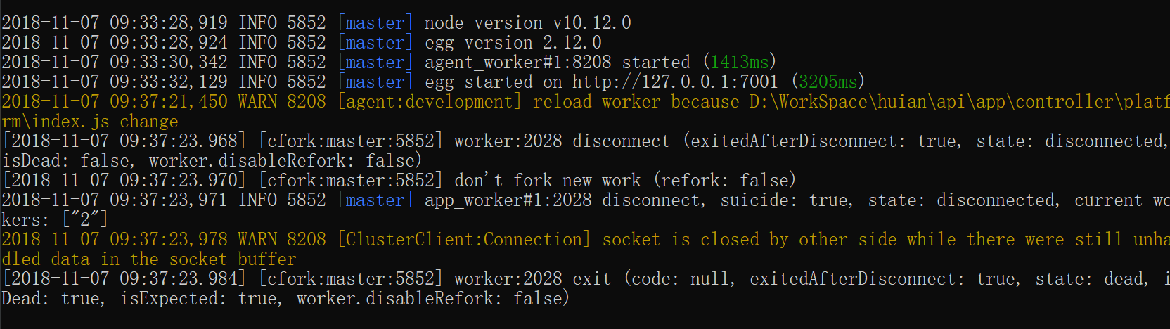 don't fork new work · Issue #3170 · eggjs/egg · GitHub