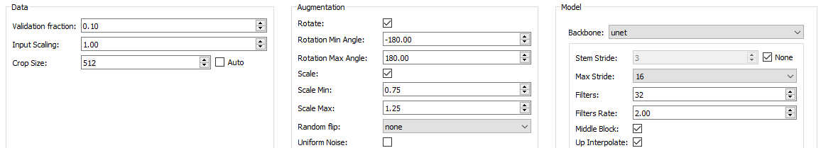 Top-down centered instance training window forces crop size to 512 ...