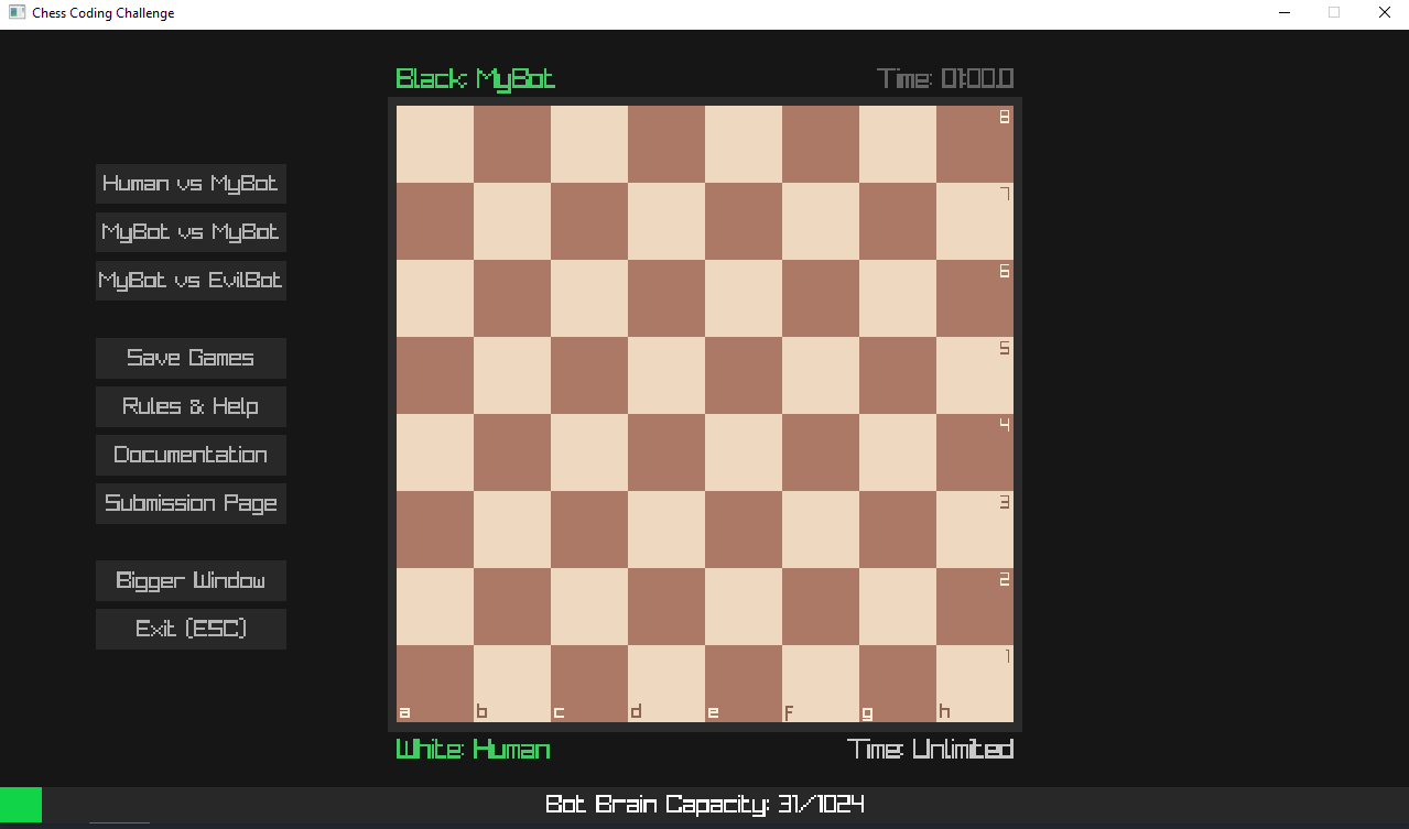 No pieces showing in game board issue 254 seblague chess challenge