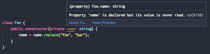 Rule suggestion: check qualifier for parameter-properties · Issue #4651 ...