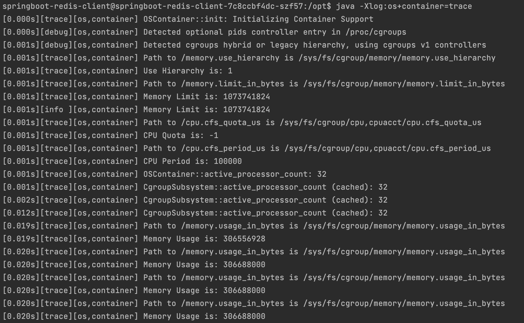 JVM can access all cpu cores on host even when container limits are set · Issue 638 · adoptium