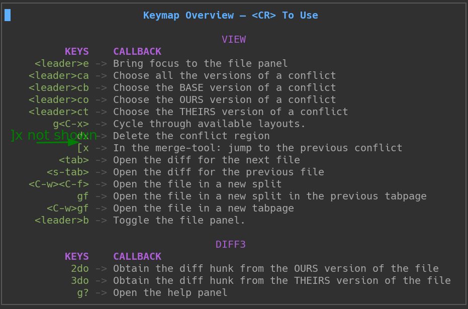 Screenshot Binding not shown