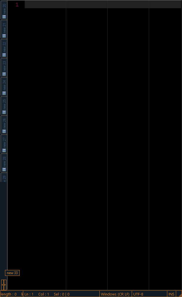 visual glitch in the vertical tab bar · Issue #8958 · notepad-plus-plus ...