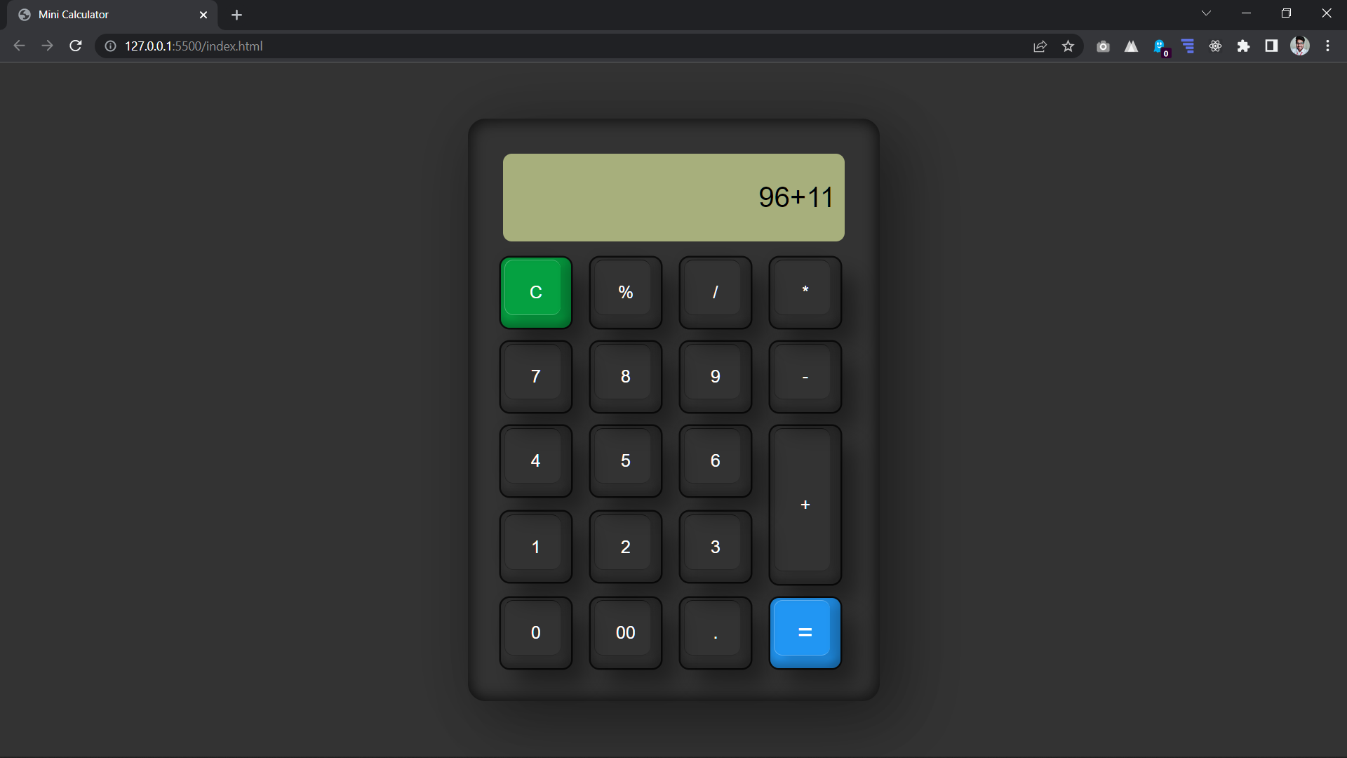 GitHub - ayushguptasah/Mini-Calculator: Arithmetic Calculation (Using ...