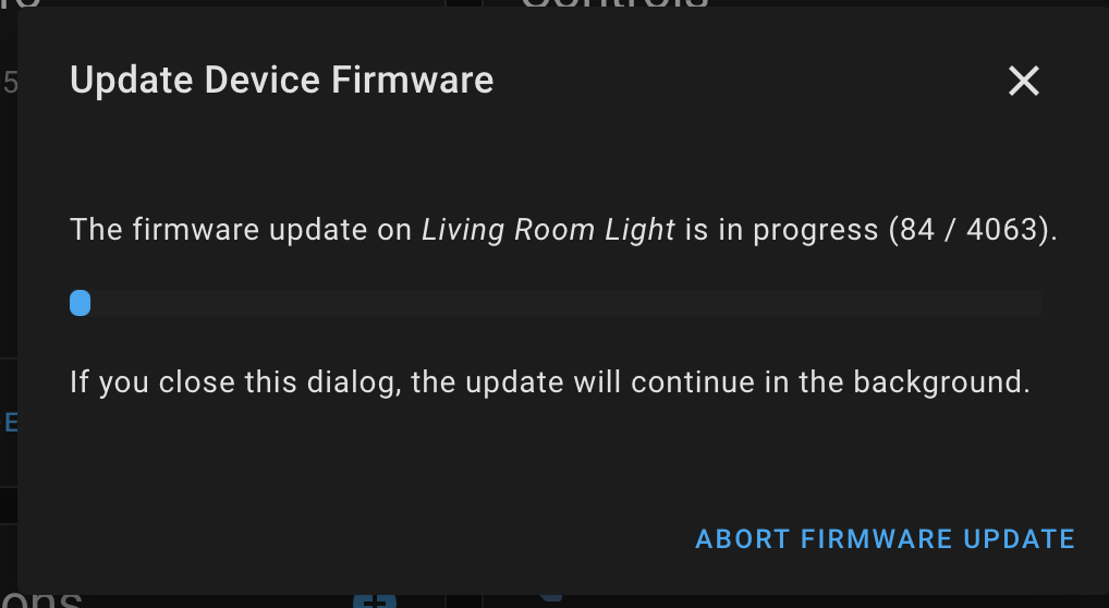 Upload firmware to your Z-Wave device