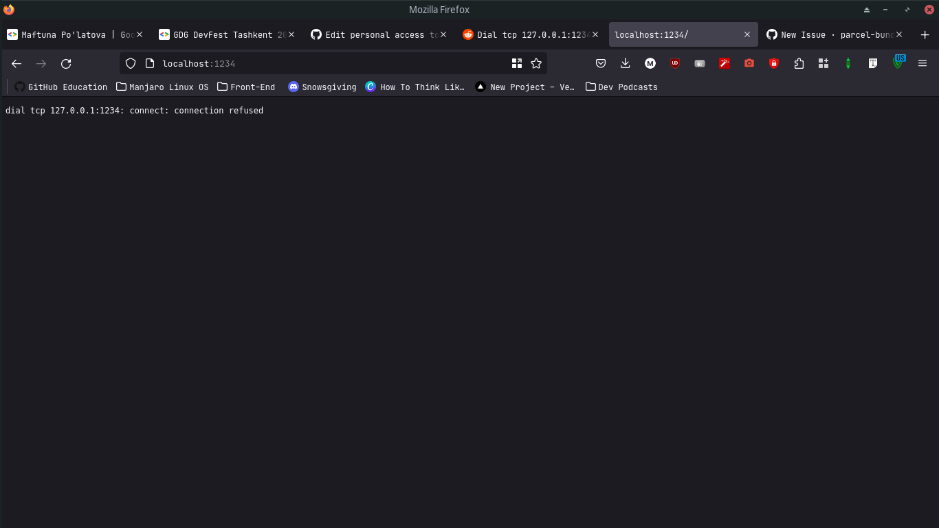 connection refused · Issue #7431 · parcel-bundler/parcel · GitHub