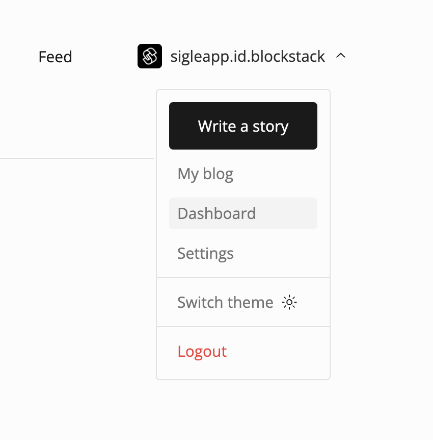 ⚡ Feature | HEADER - Redesign dropdown menu · Issue #584 · sigle/sigle ...