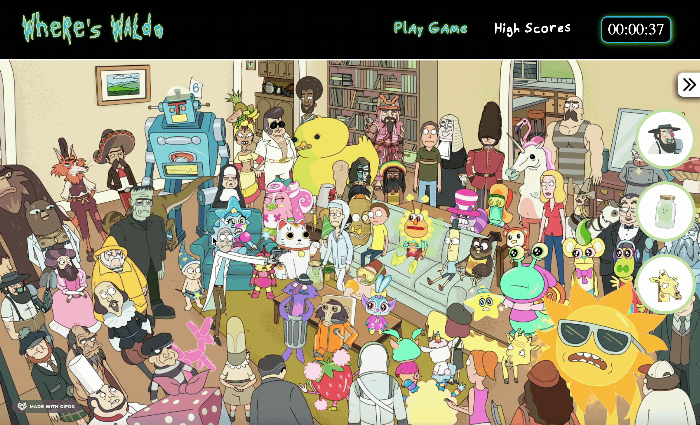 GitHub - charliebarger/where-is-waldo: "Where's Waldo" inspired Rick ...
