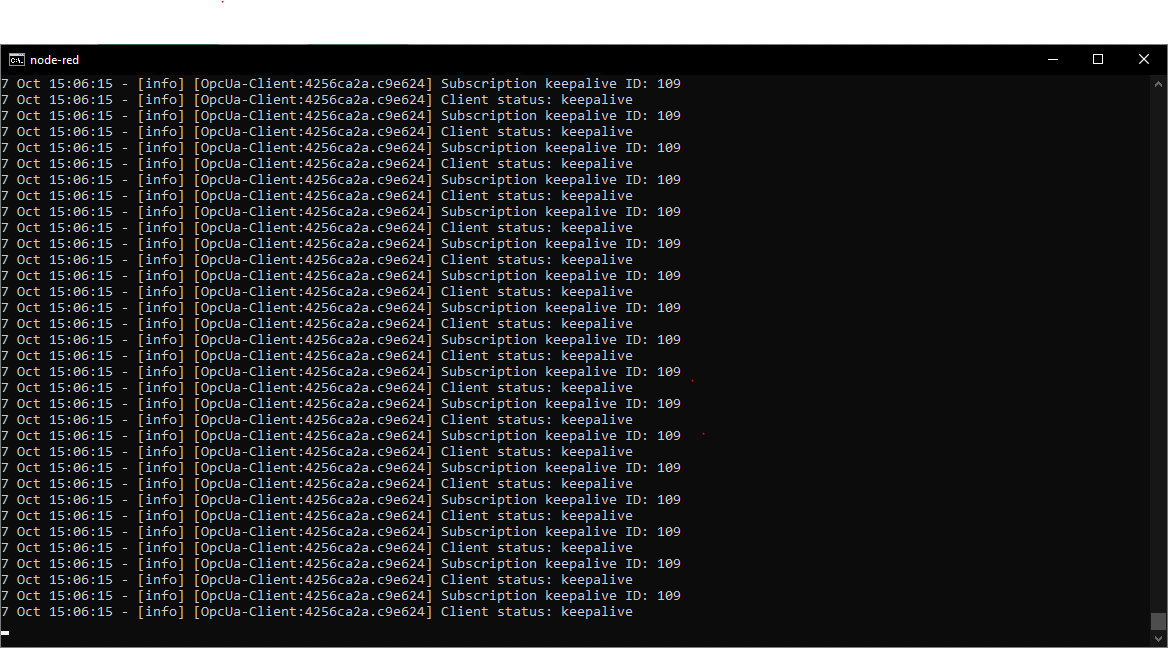 Node-Red OPC-Client is stuck when the connection to the Server is lost ...