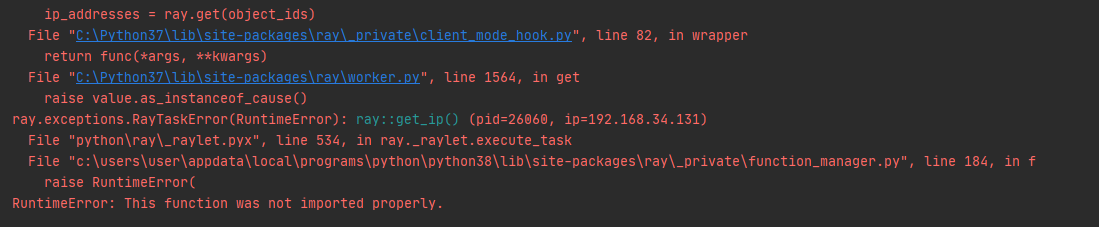 Function is not imported properly - although it is a built-in python ...