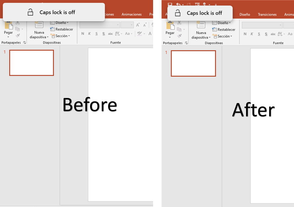 Feature Request: Make "Lock Keys" alert UI smaller · Issue #593 ...