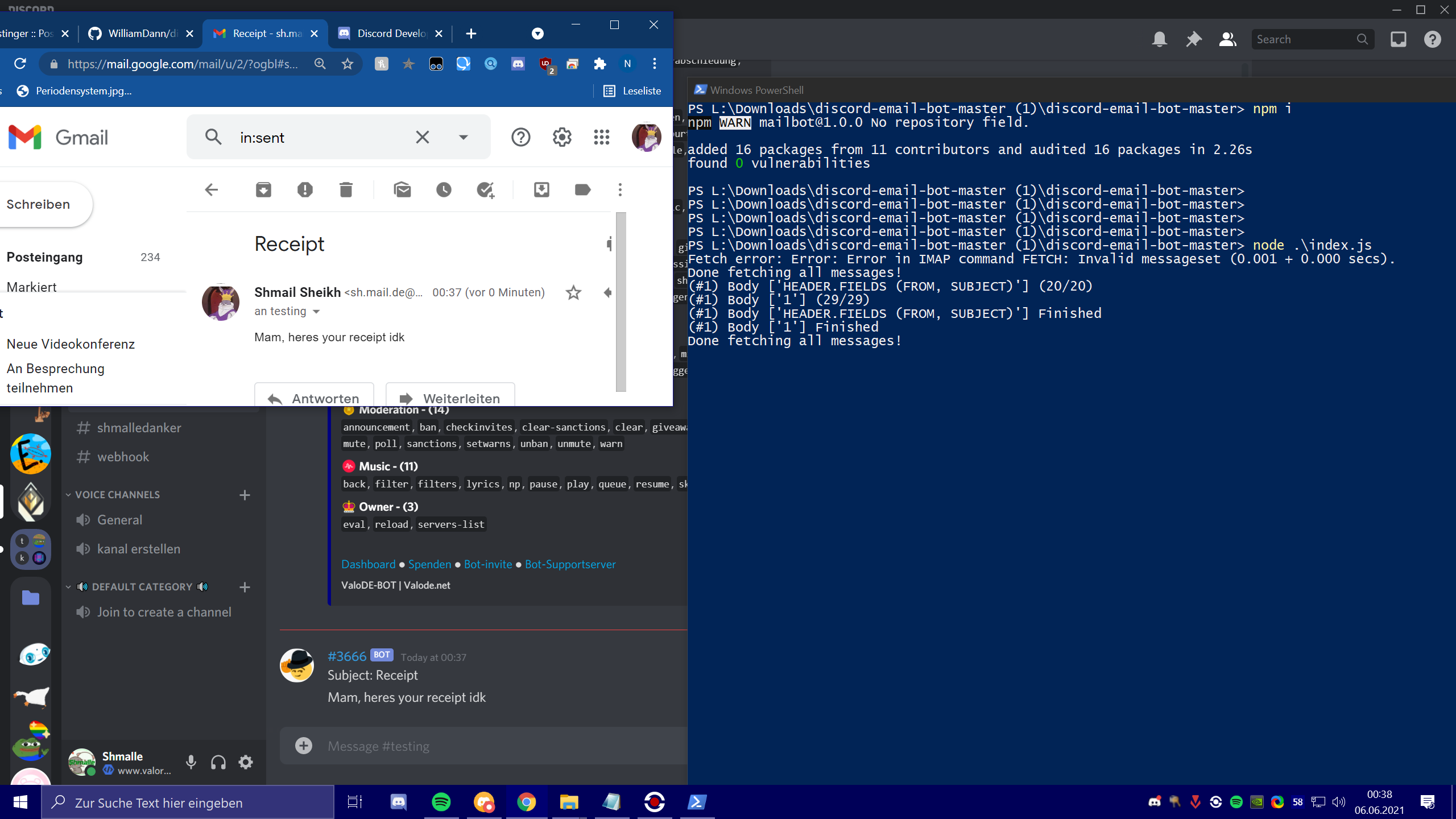 Tests Needed · Issue #1 · WilliamDann/discord-email-bot · GitHub