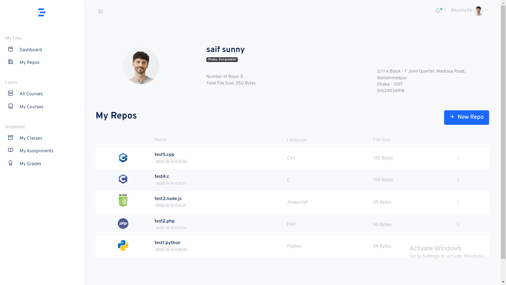 GitHub - SaifSunny/EveCode-A-Learning-Management-System-with-Built-in ...