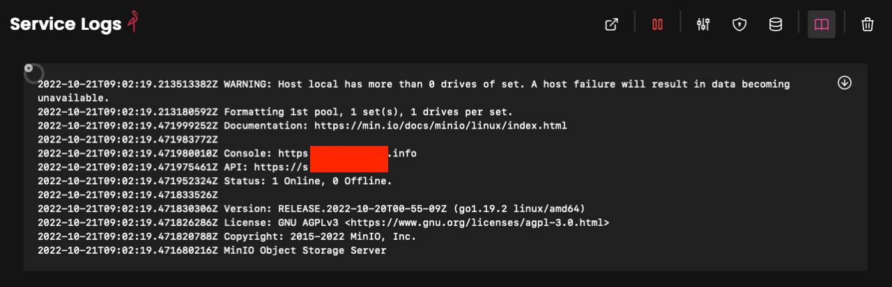 [Bug]: Minio APi url not work · Issue #694 · coollabsio/coolify · GitHub