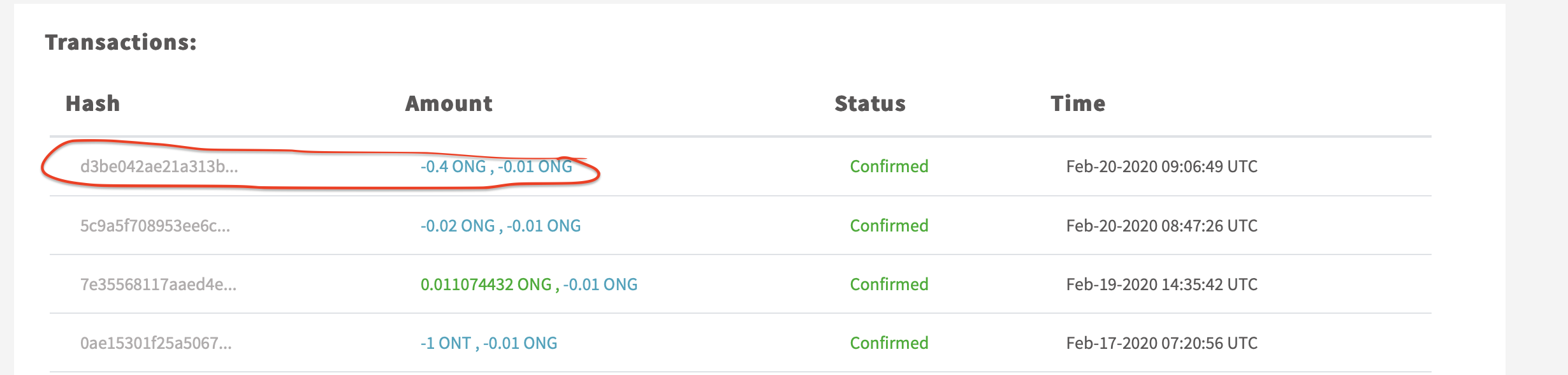 ONG sending transaction has wrong metadata info · Issue #898 ...