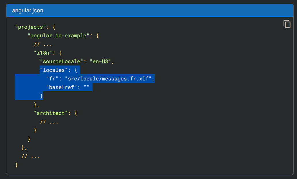 documentation: wrong baseHref syntax in angular.json snippet · Issue ...