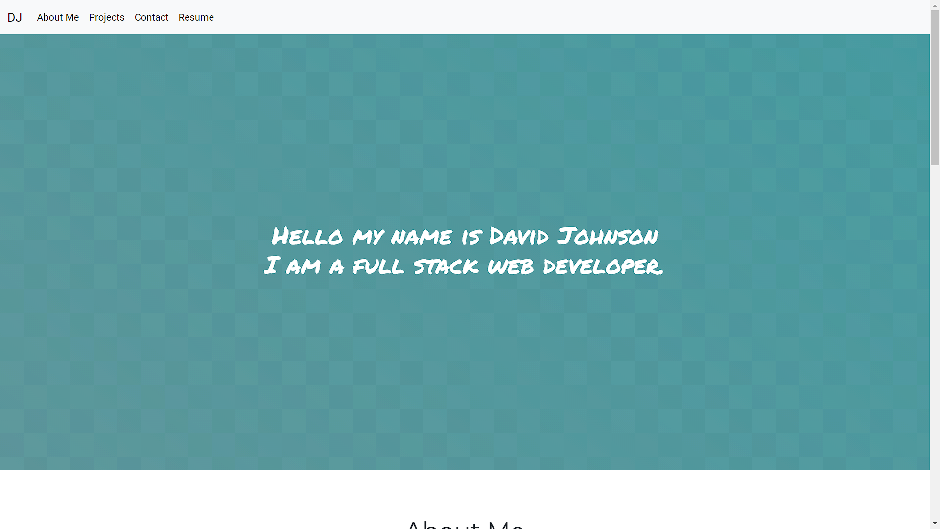 GitHub - DavidMark24/Portfolio: A React Portfolio.