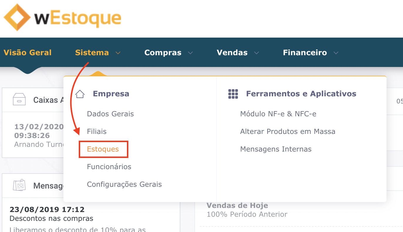 Adicionar novo estoque