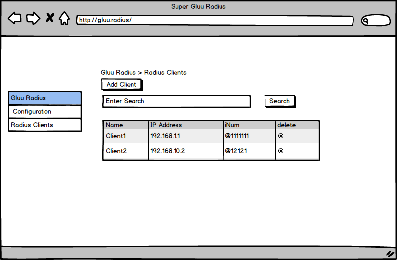 Radius Clients