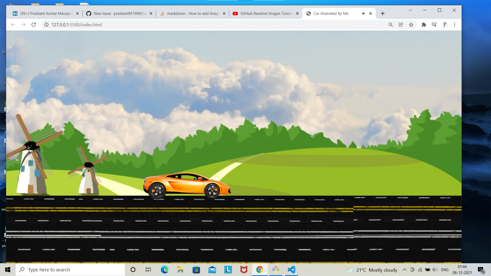 GitHub - prashantM1999/Car-Animation: Car animation using HTML, CSS, JS