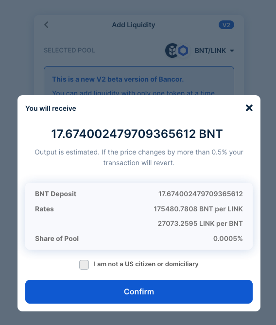 Incorrect pool token amount · Issue #52 · bancorprotocol/webapp · GitHub