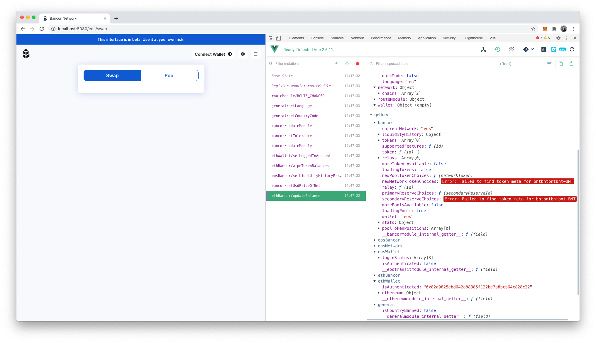EOS not loading tokens on localhost dev server · Issue #168 ...