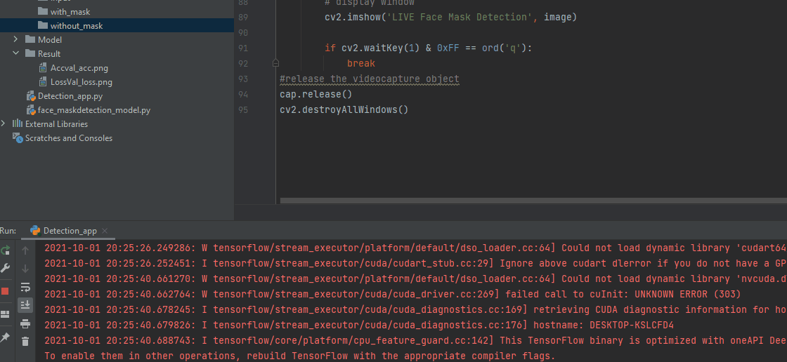 Github Rishab8077 Live Face Mask Detection