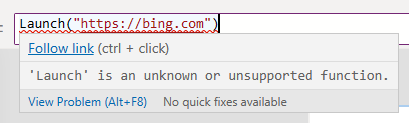 Intellisense should differentiate between not recognized and not yet ...