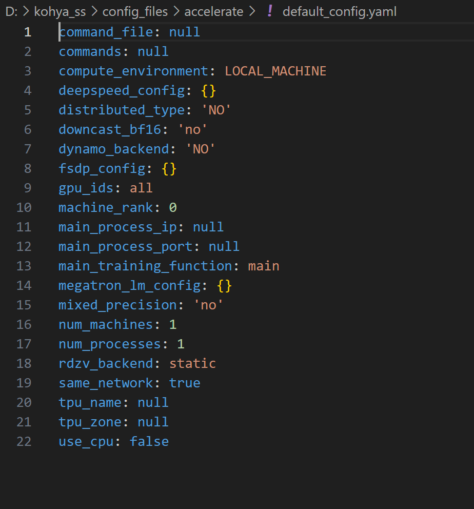 Accelerate Config · Issue #1613 · bmaltais/kohya_ss · GitHub