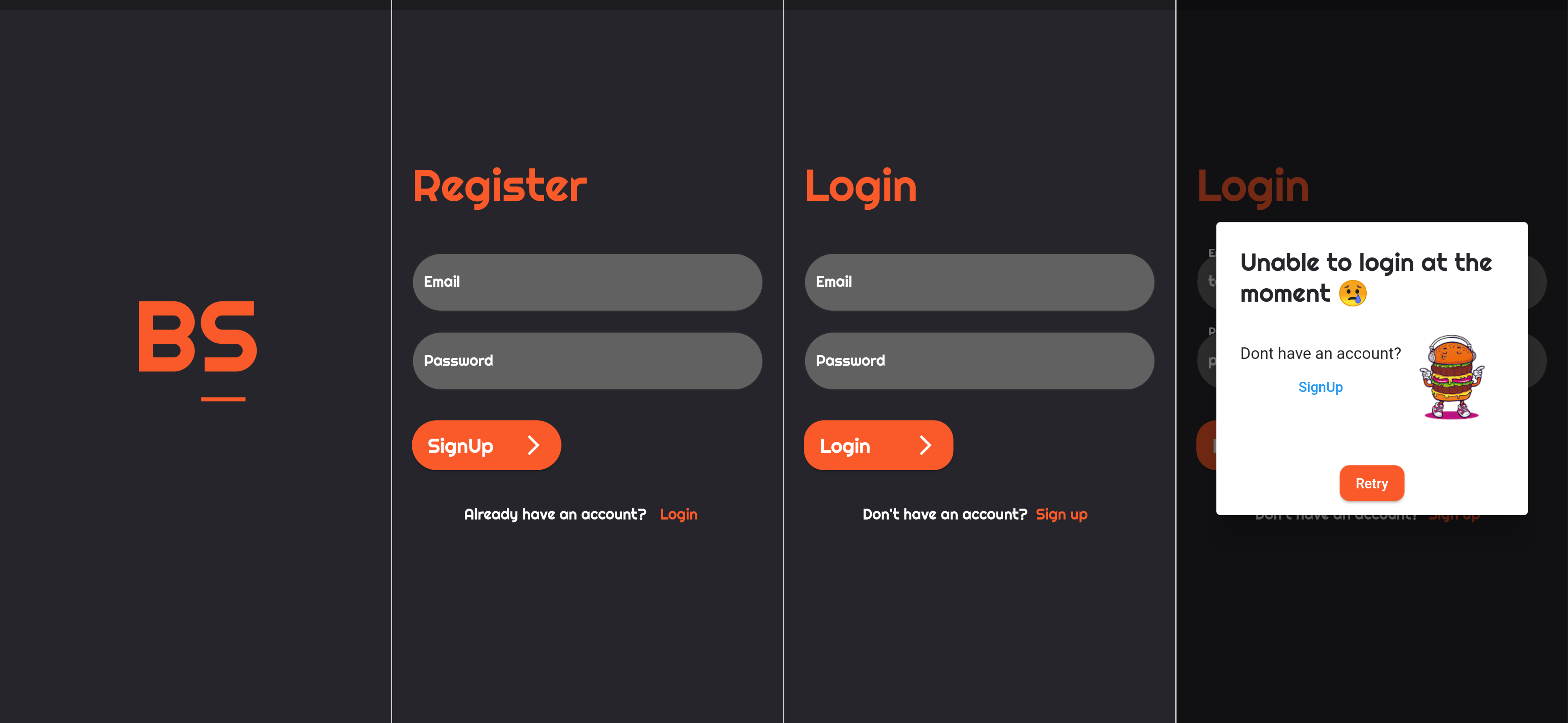 GitHub - VigneshJagannadhan/The-Burger-App: Flutter app demo for a ...