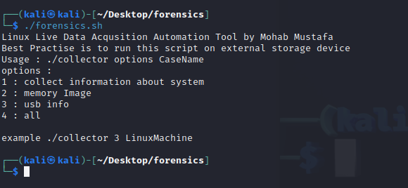 GitHub - 0xkr3pt0n/AutoLinuxF: automation script for Linux live acquisition